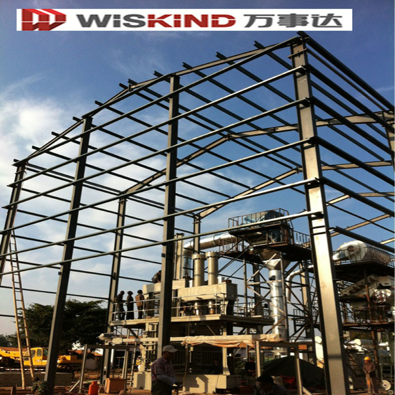 Steel Construction Warehouse with Crane