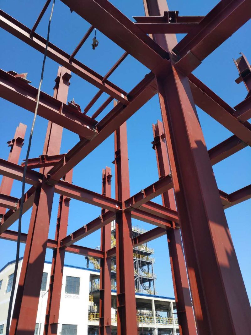 Prefabricated Galvanized Steel Structure Warehouse with Crane