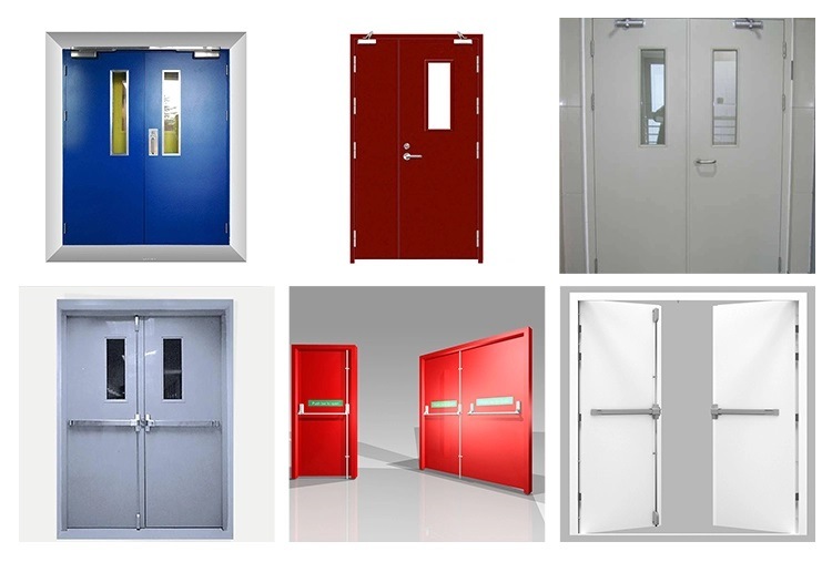 Industrial Single or Double Steel Entry Doors for Warehouse or Factory