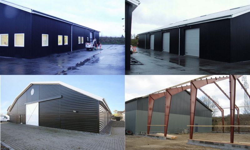 China Factory Export Large Span Warehouse Roof Design Steel Structure Warehouses