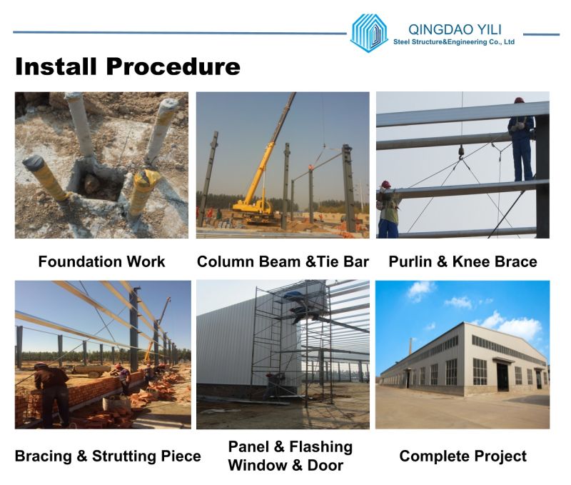 Standard Pre Engineered Low Cost High Quality Steel Warehouse