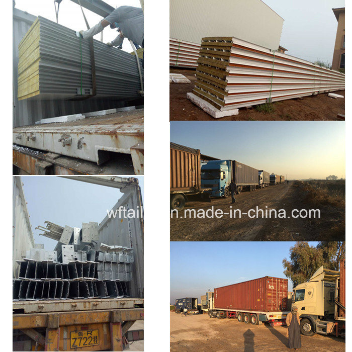 Two Stories Prefabricated Structural Steel Building for Warehouse Workshop