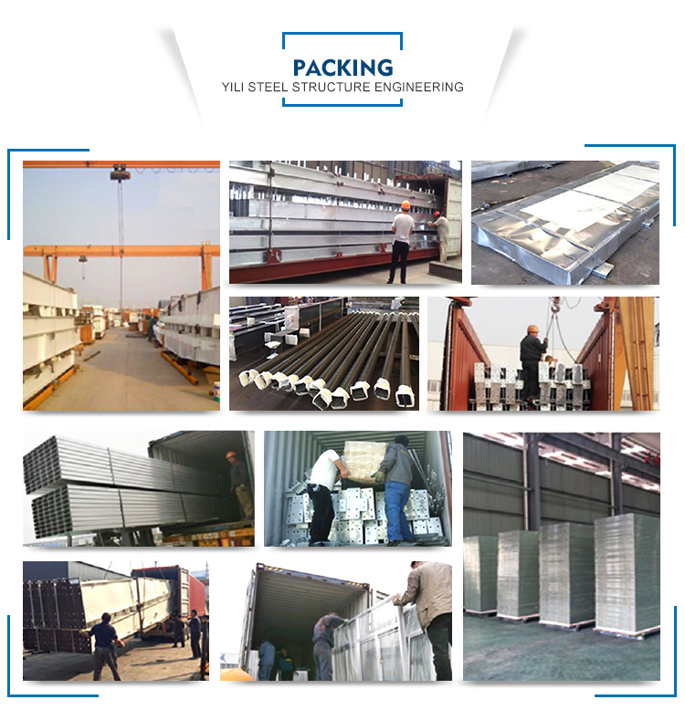 Steel Construction Building Pre /Prefabricated Modular Steel Warehouse