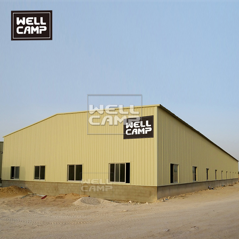 Wellcamp Construction Building Prefabricated Steel Storage Warehouse