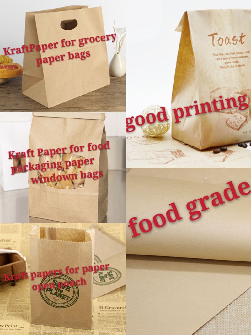 150GSM Unbleached Recycled Brown Kraft Paper for Paper Gift Boxes