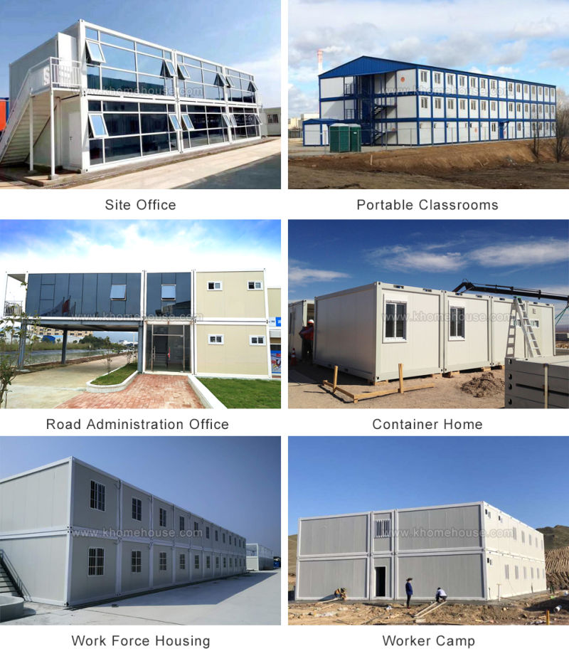 Steel Frame Prefab Container Office Building