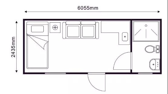 Fast Install Prefabricated House/Modular House/Mobile Container House
