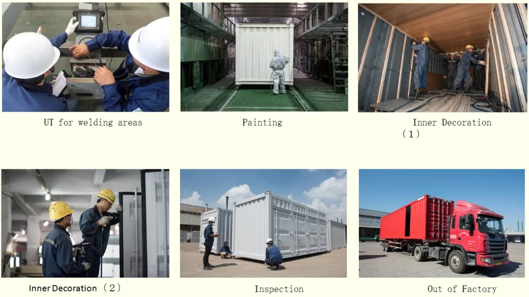 20/40FT Mobile Prefabricated Customer Container House/ Prefab Modular Container House/Container Shop for Barbecue