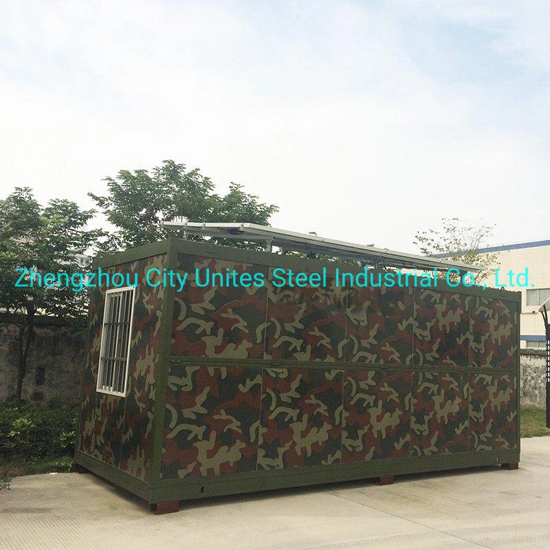 Quick Install Steel Frame House Two Story Modular Container School