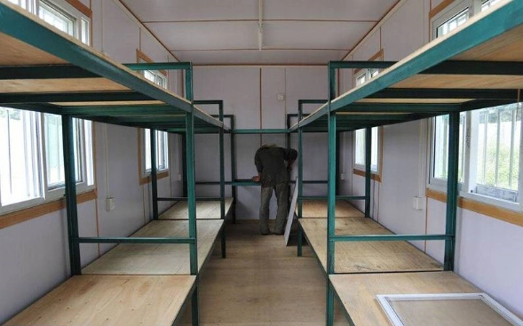 Labor Worker's Good Insulation EPS Panel Wall Container House Dormitory