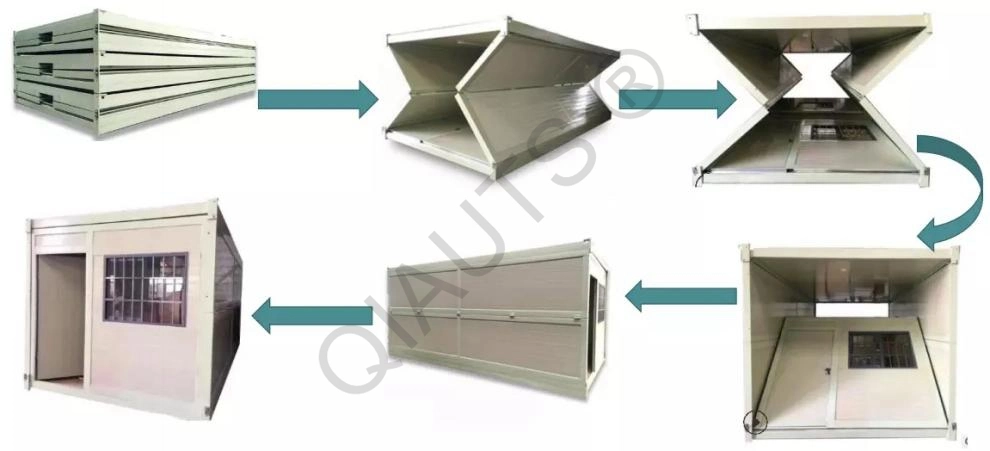 [Qisong] Prefab Folding Container House Foldable Container House Collapsible Container House