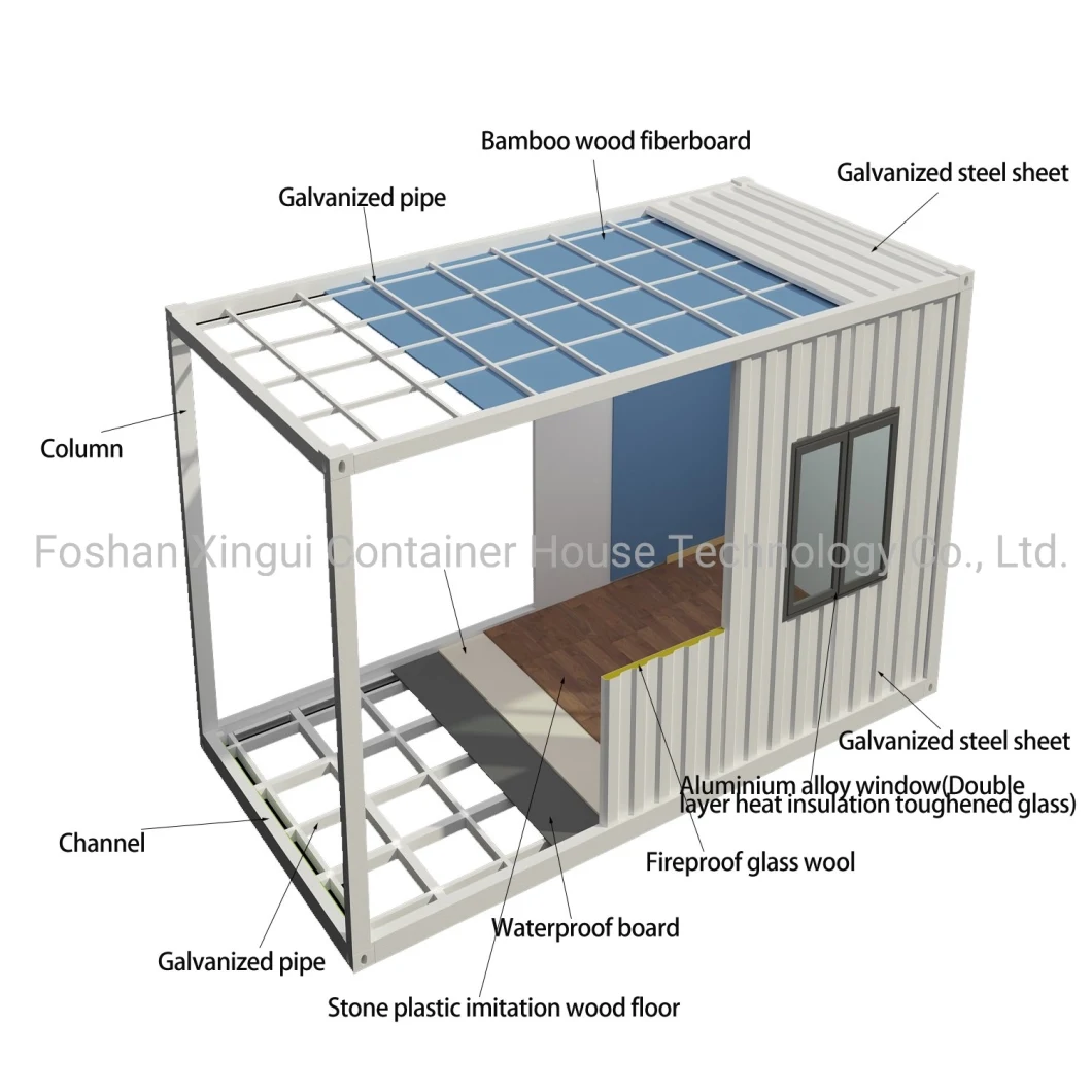 Creative Prefab Mobile Coffee Shop Container Store/Mobile Store