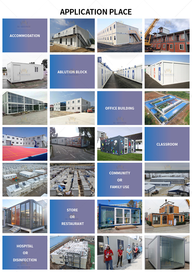 Prefabricated Military Portable Housing Camp