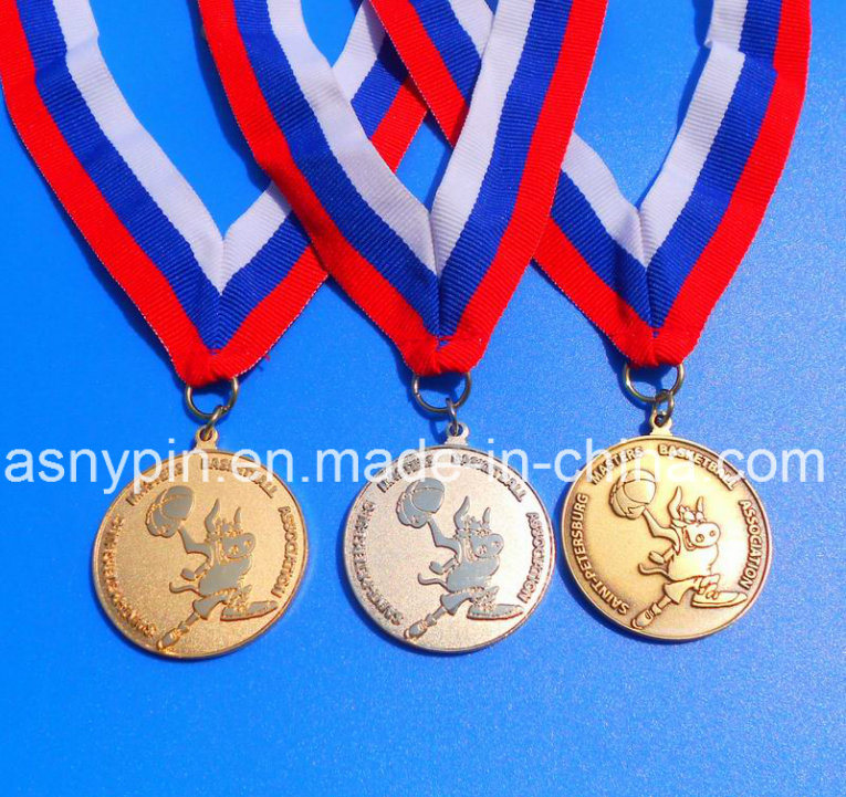 Metal Football Club Round Medals Custom