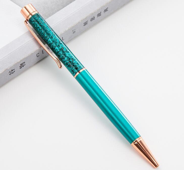 Stationery Office Supply Promontional Gift Ball Pen with Glitter Floating