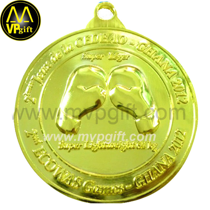 Custom Cheap Metal 3D Gold Basketball Sports Award Medal