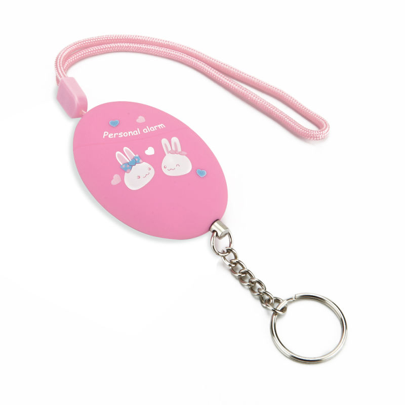 Personal Self Defense Alarm with Keychain with Flower