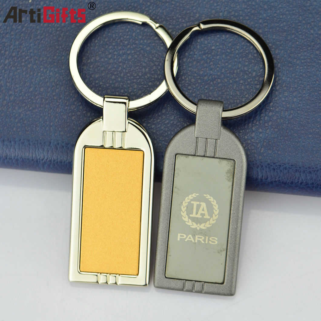 3D Airplane Shape Metal Keychain Keyring