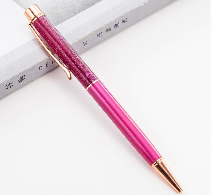 Stationery Office Supply Promontional Gift Ball Pen with Glitter Floating