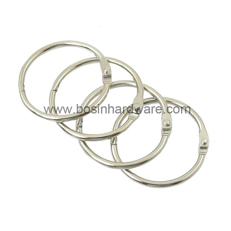 Metal Hinged Snap Ring for Keychain