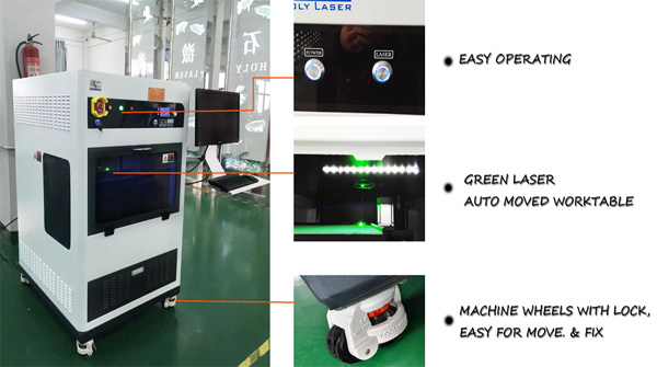Key Chain 2D 3D Crystal Photo Laser Engraving Machine