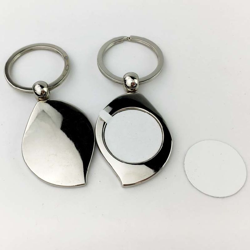 Sublimation Blank Customized Logo Metal Keychains A47