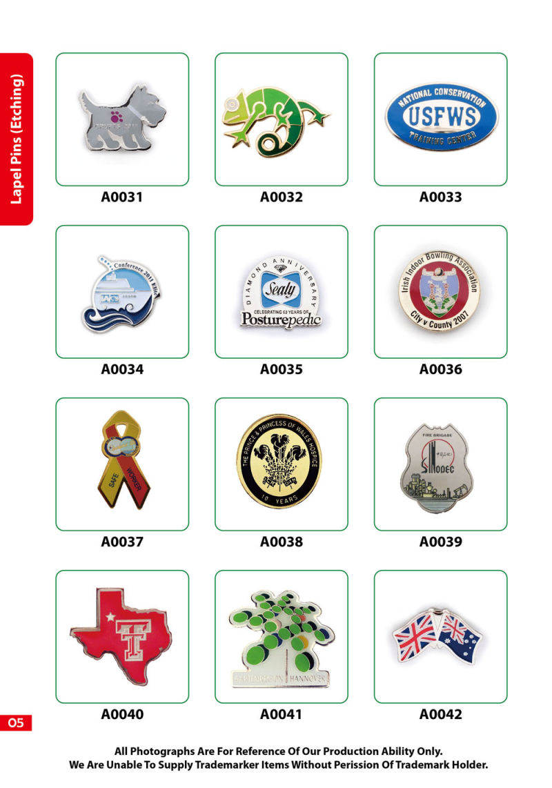 Manufacture Metal Souvenir Badge Gifts Custom Logo Enamel Lapel Pin