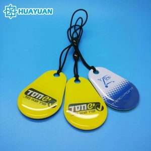 Factory Price Access Control Waterproof Epoxy NFC Keychain Passive Fudan FM08 RFID Tag Key Fob