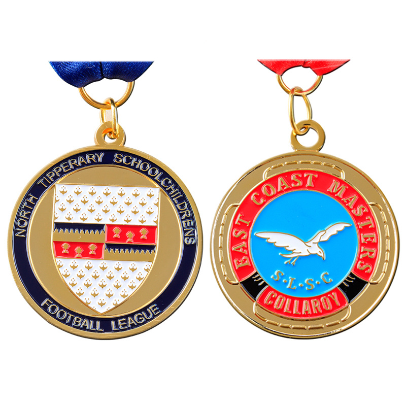 Metal Sport Match Enamel Souvenir Medal