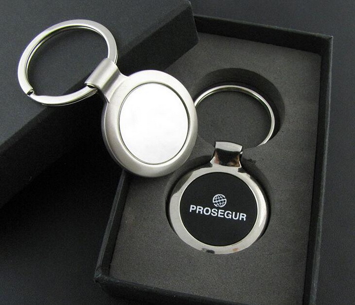 Custom Metal Cheap Promotion Photo Printed Keychain Wholesale