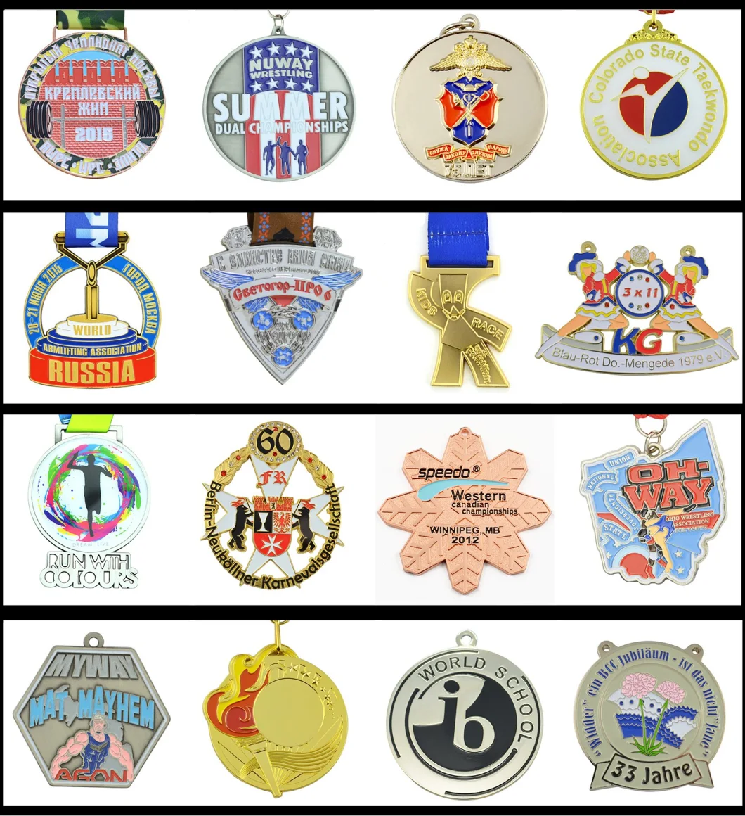 Wholesale Bulk Cheap Silver Award Medals