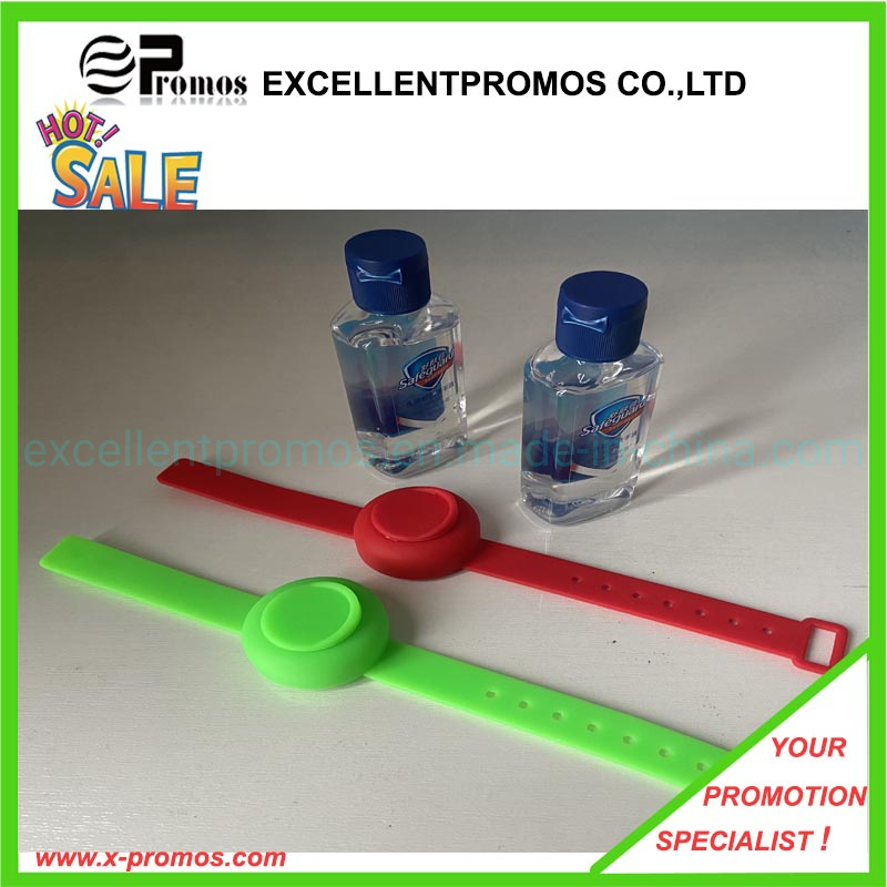 2020 New Made Silicone Hand Sanitizer Gel Holder/ Squeeze Bracelet/Sanitizer Gel Dispenser