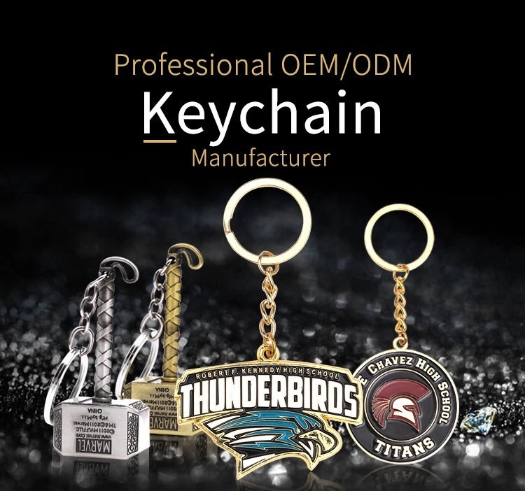 Promotion Custom Logo Metal Key Chain for Souvenir Gift