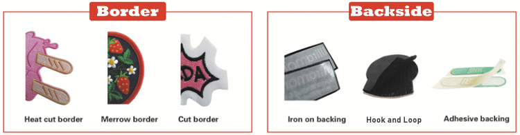 Top Quality Professional Custom Logo Patch Embroidery Patches with Keychain (YB-SE-21)
