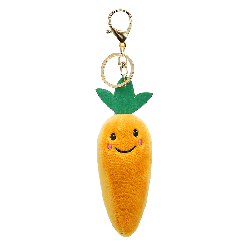 Plush Pineapple Fruit Key Holder Custom Logo