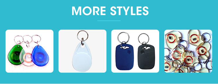ABS Customized Logo NFC Tag 13.56MHz RFID Keychain Keytag Keyfob Tag