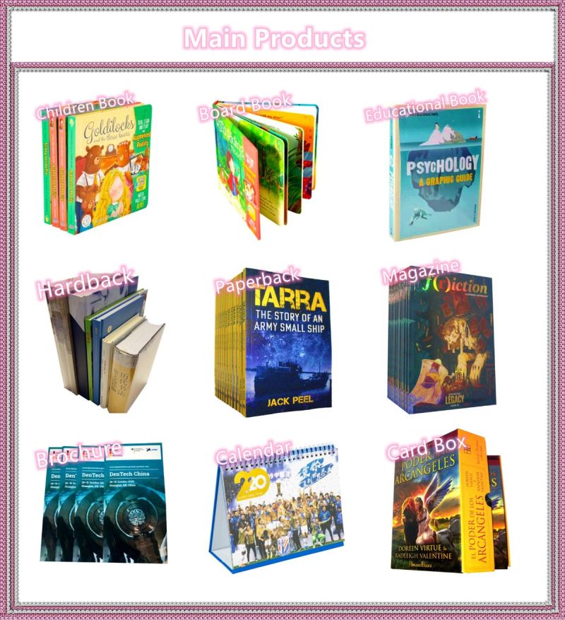 Custom high quality offset printing non-fiction military softcover book