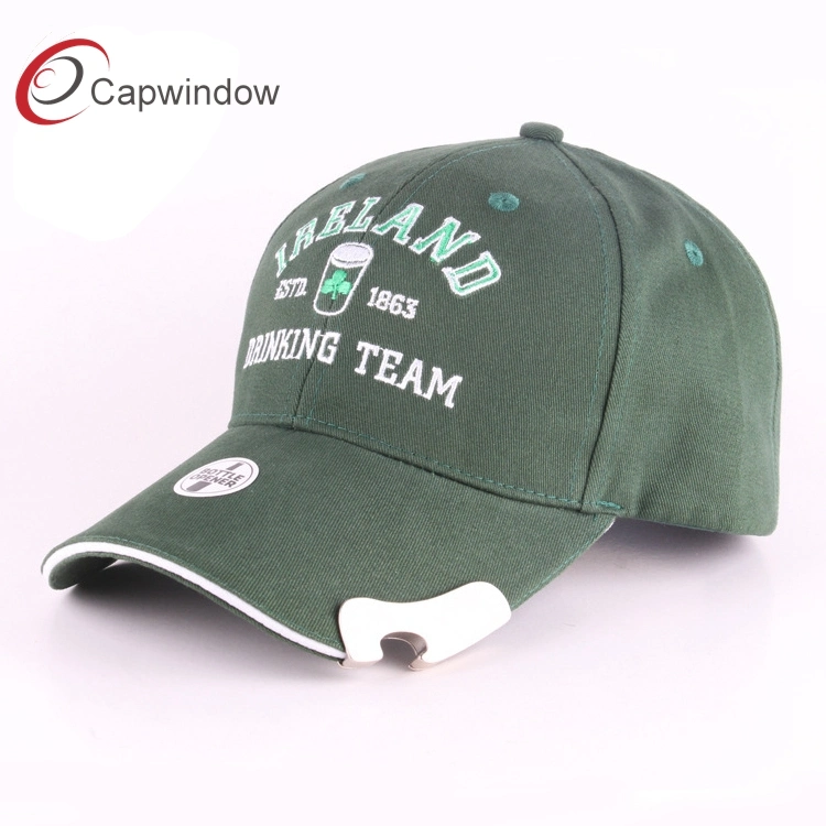Promotional Cotton Twill Bottle Opener Baseball Cap with Embroidery