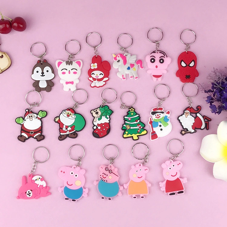 Hot Sale Anime Keychain Custom Soft PVC Cartoon Keychains