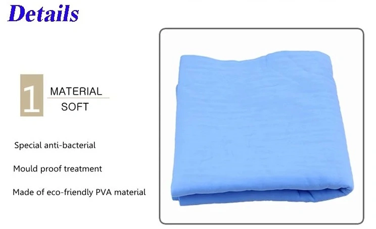 Water Absorbent PVA Sponge Towel with The Bottle Cool Towel
