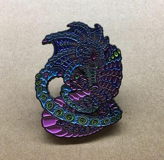 High Quality with Glow and Glitter Soft Enamel Pin