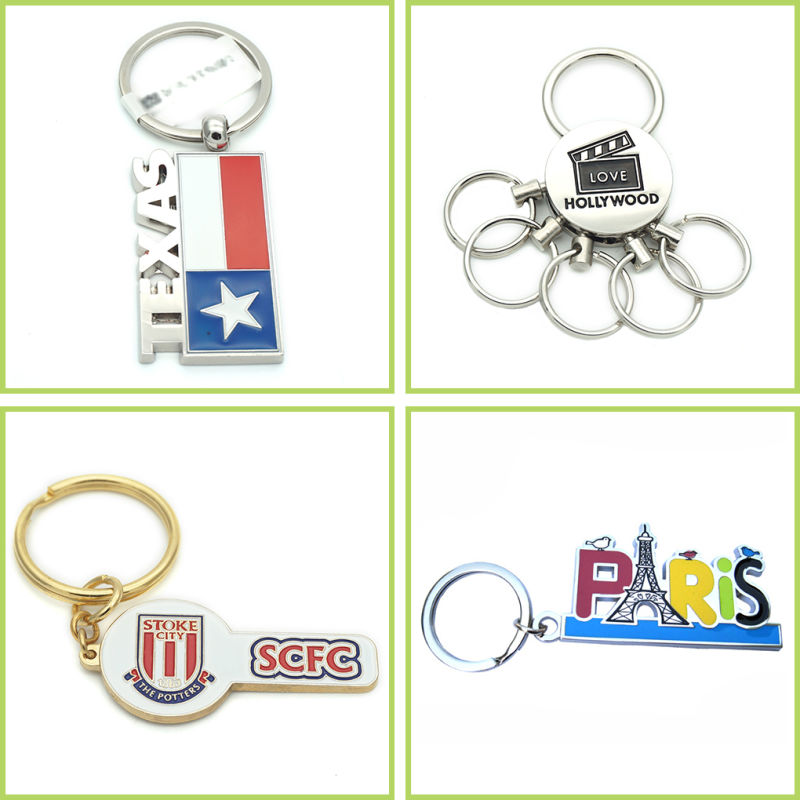 Hot Selling Metal Key Chains with Soft Enamel