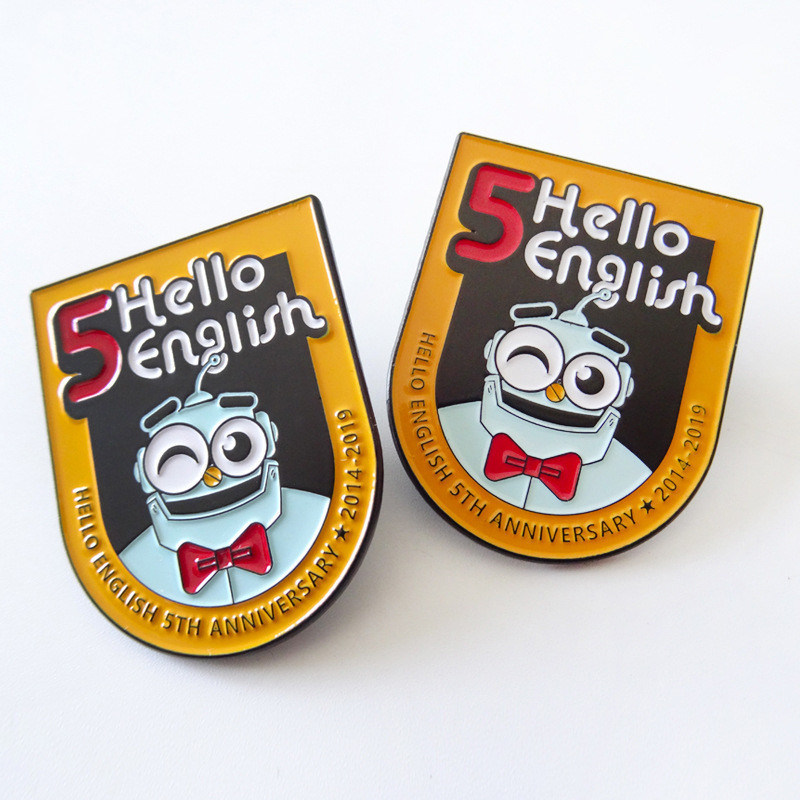Factory Price Custom Metal Badge Enamel Lapel Pin Badge Military 3D Button Badge
