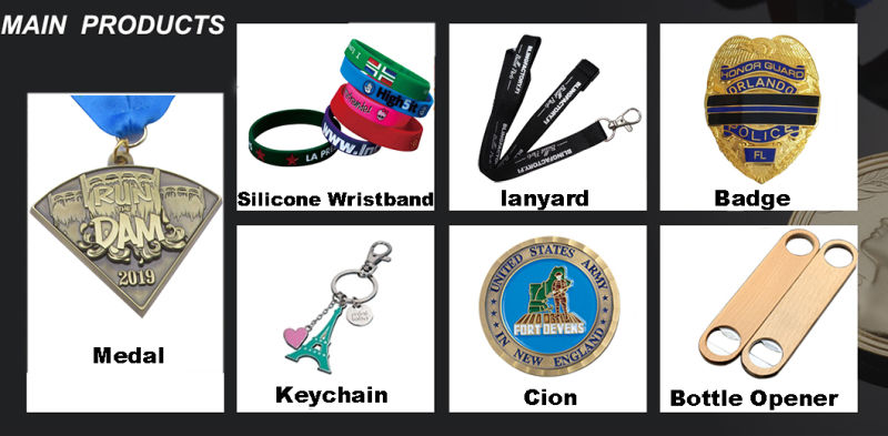 Creativity Style Metal Keychain with Synthetic Enamel (Ele-K002)
