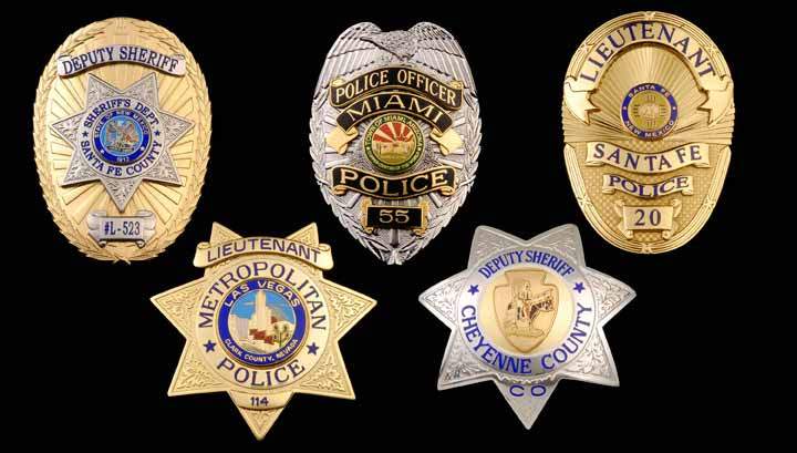 Metal Badge with Customer Logos for Police Badge
