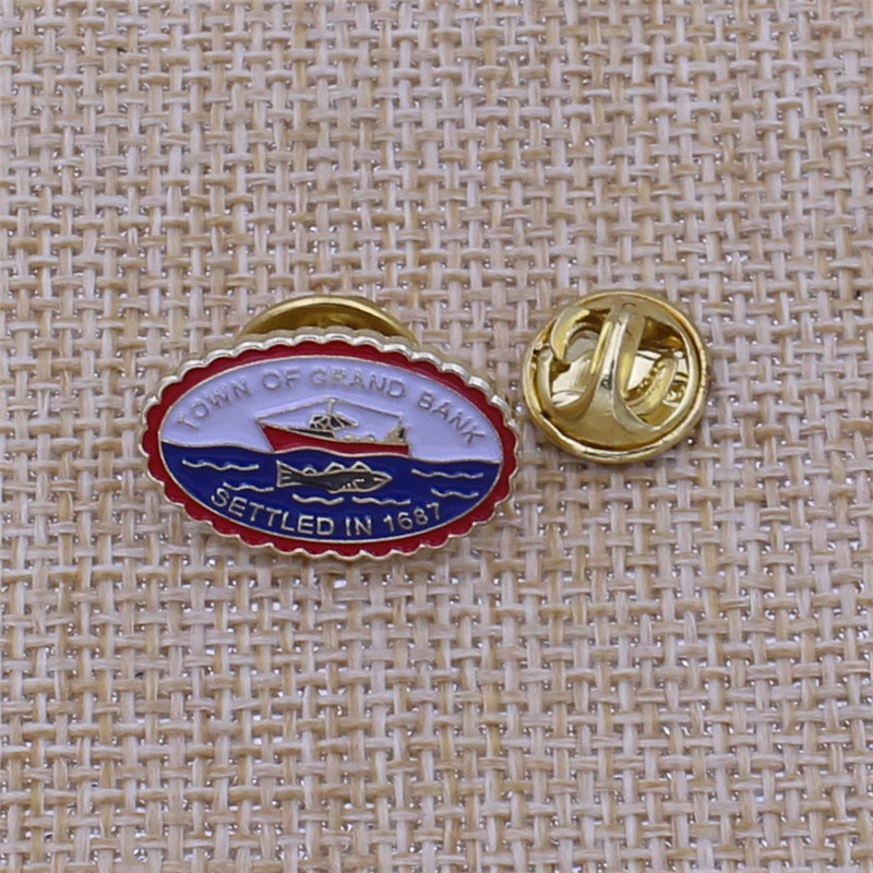 Custom Soft Enamel Police Badge Metal Lapel Pin Badge