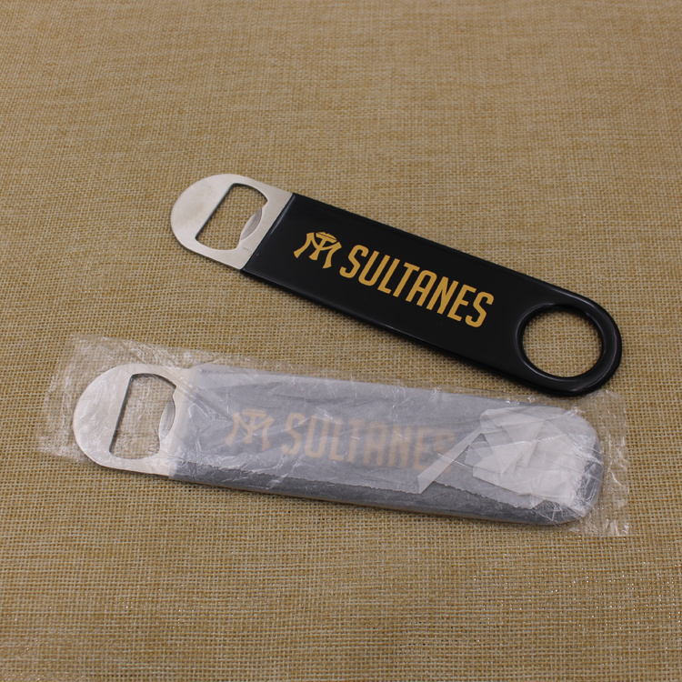 Custom Logo Stainless Steel Bottle Opener with Silicone