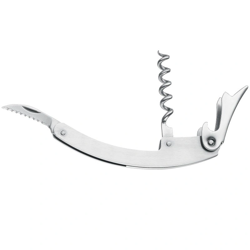 Stainless Steel Wine Bottle Opener Multi-Function Portable Seahorse Knife Wine Bottle Opener
