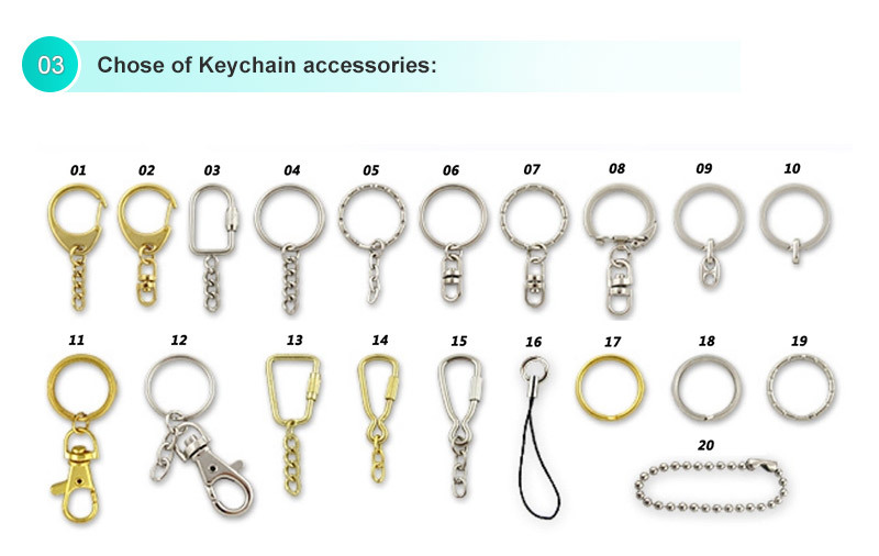 Yerllsom High Quality Wholesales Custom Logo Metal Keychains No Minimum Y21032906