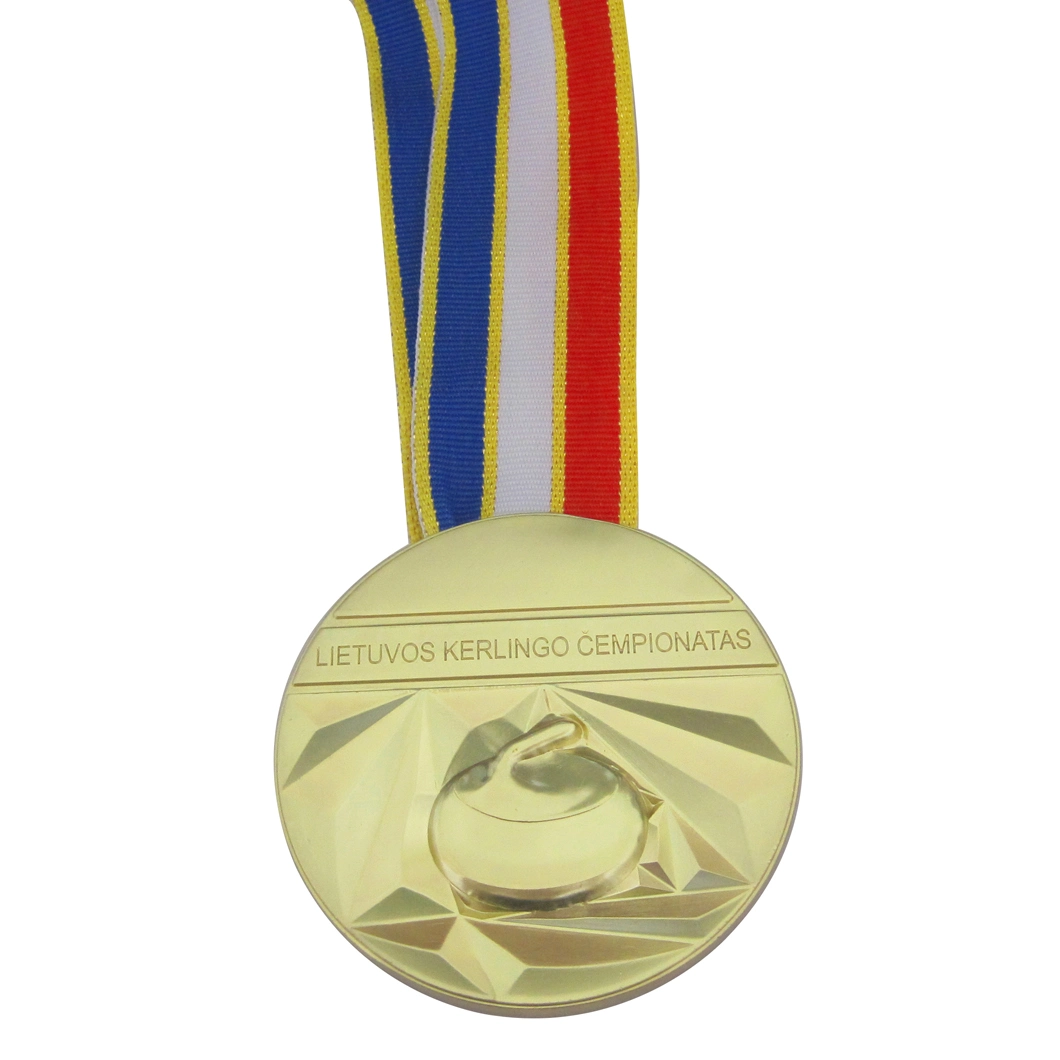 High Quality Sport Souvenir Custom Metal Gold Champion Award Medals